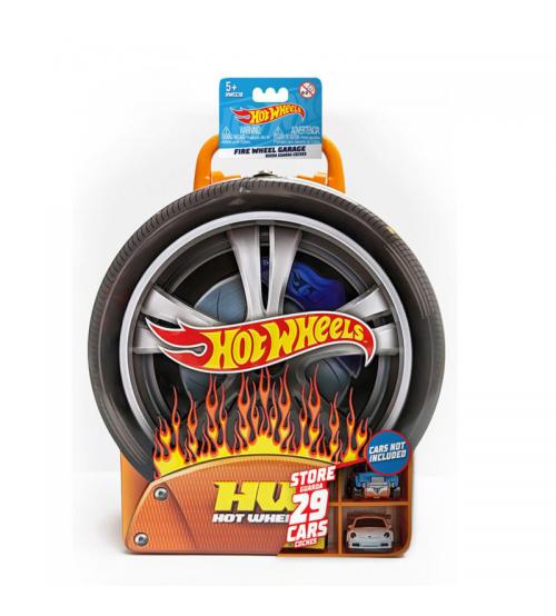 Hot Wheels HWCC18 Wheel Shaped Storage Car Case Up to 29 Vehicles